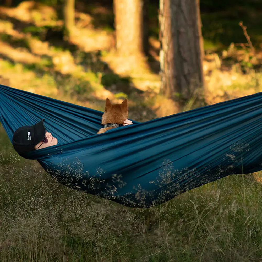 Hamaki turystyczne nylonowe bushcraft Alpinus – Noctus Białystok